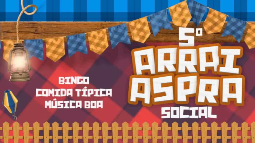Com comidas típicas e atrações musicais, arraiá da Aspra-MS acontece neste sábado em Campo Grande