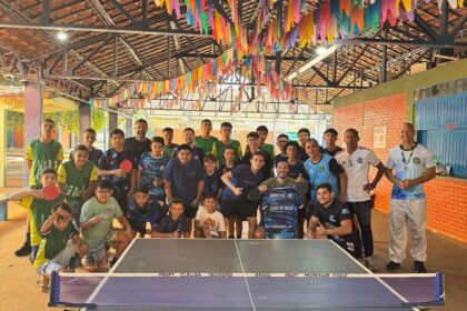 Escolas da REE de Pedro Gomes, Sonora e Coxim participam de Festival de Tênis de Mesa