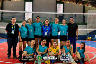 Sidrolândia conquista 5º lugar no JOJUMS Vôlei Feminino entre 29 municípios