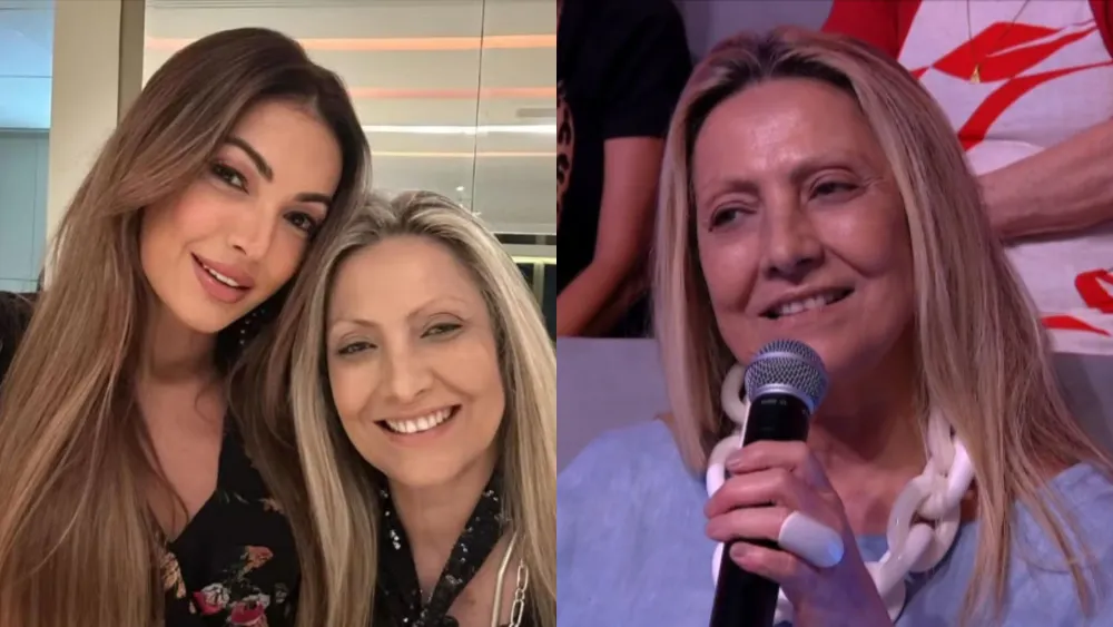Mãe de Patrícia Poeta envia mensagem para apresentadora em programa da Record