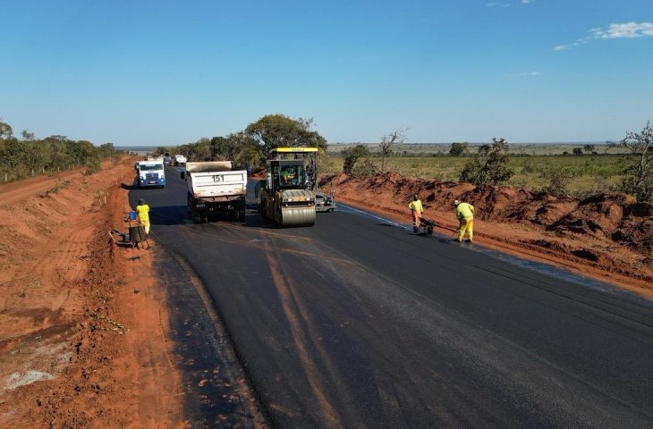 A nova pavimentação na rodovia MS-338 vai integrar municípios e ampliar escoamento da produção