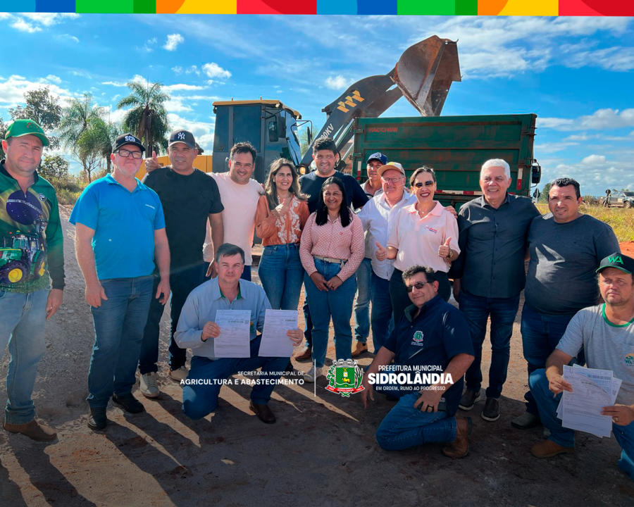 Sidrolândia: Programa Solo Fértil tem início com transporte gratuito de calcário para produtores da agricultura familiar