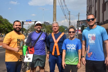 Com estreia de meia-maratona, percurso da Corrida do Pantanal passa por medição oficial