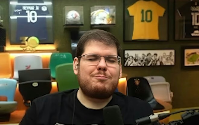 Cazé alfineta ‘amigos da Ge TV’ e diz que Globo proibiu react de jogos no YouTube