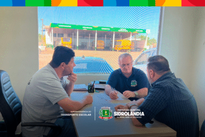 Sidrolândia recebe equipe técnica do Estado para vistoria e planejamento do transporte escolar