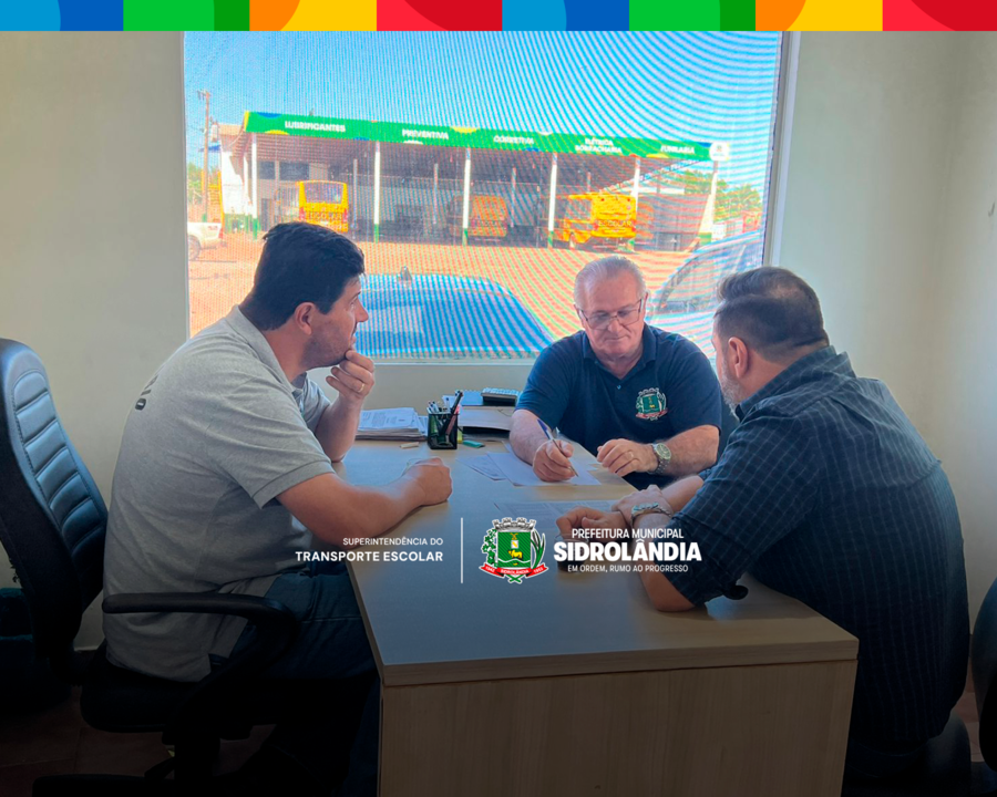 Sidrolândia recebe equipe técnica do Estado para vistoria e planejamento do transporte escolar