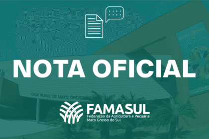 Nota Oficial das entidades do agro de MS