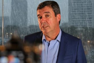 Avaliação do governador Eduardo Riedel em Campo Grande