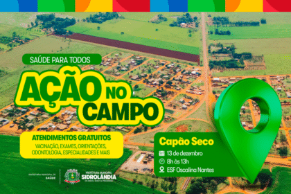 Saúde para Todos: Ação no Campo oferece serviços de saúde e prevenção para moradores do Capão Seco