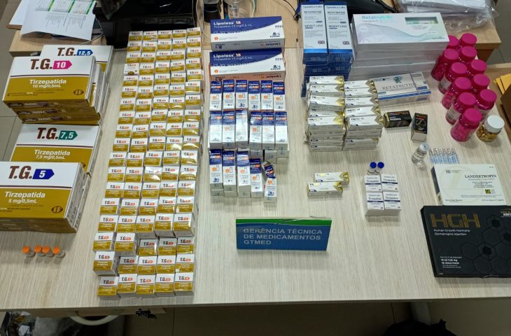 Vigilância Sanitária apreende canetas emagrecedoras e ampolas irregulares enviadas pelos Correios em MS