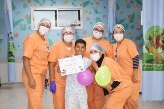HR de Dourados transforma alta hospitalar em momento de celebração para crianças da pediatria