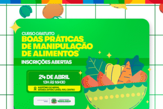 Inscrições abertas para curso gratuito de boas práticas de manipulação de alimento em Sidrolândia