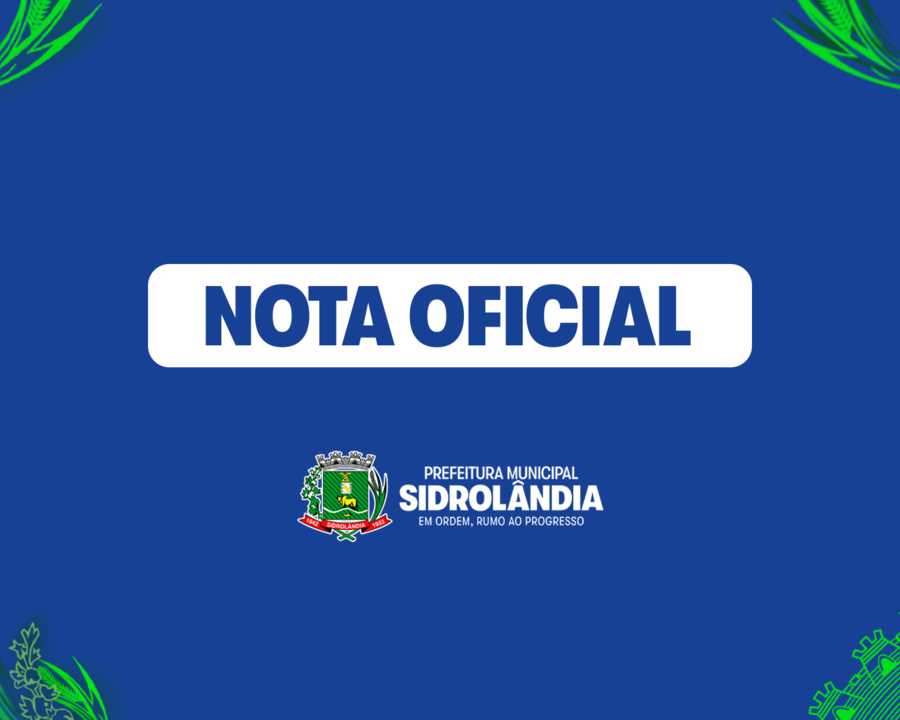 Sidrolândia em situação emergencial