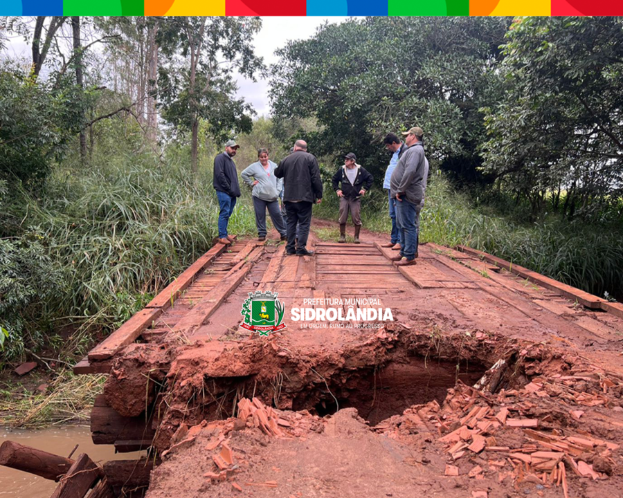 Prefeitura realiza vistoria em regiões atingidas pelas fortes chuvas em Sidrolândia