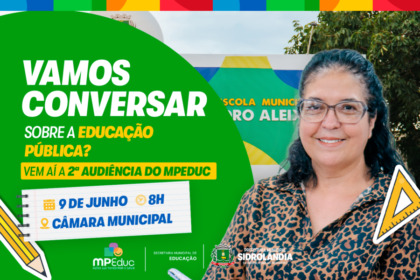 Segunda audiência pública do MPEduc sobre educação básica em Sidrolândia acontece nesta terça dia 09