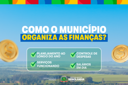 Como o município organiza as finanças para garantir serviços e estabilidade para a população