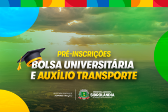 Prefeitura abre pré-inscrições para Bolsa Universitária e Auxílio Transporte do segundo semestre de 2026