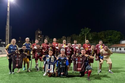 Apoio da Sanesul fortalece projeto que une inclusão e alto rendimento no futebol de amputados