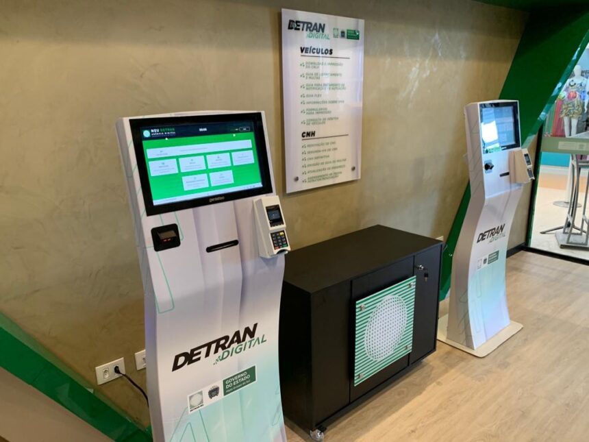 Dourados é a primeira regional do interior a receber nova geração de totens do Detran-MS