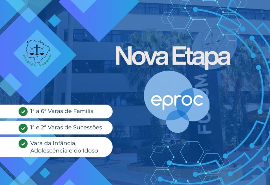 TJMS conclui implantação do eproc na competência cível da capital no dia 2 de setembro