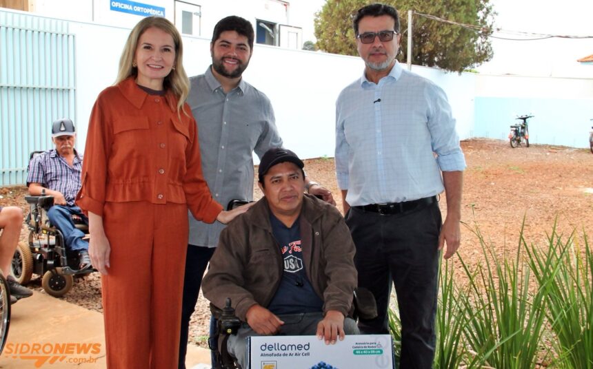Sidrolândia recebe Oficina Ortopédica Itinerante com avaliações e entrega de equipamentos